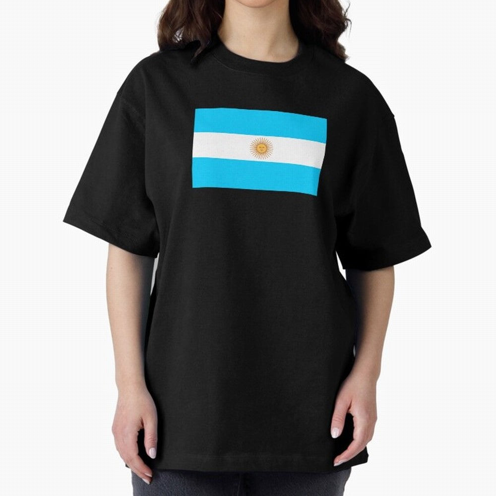 ARGENTINA Oversized T-Shirt Make Every Kick Count in Match Day Hype around FIFA World Cup 2026 Group Stage, Haaland and Mbappe, Brazil, Soccer Culture, Superstar Moments, National Team Dreams and Competitive Fire; Perfect for Supporters Who Want