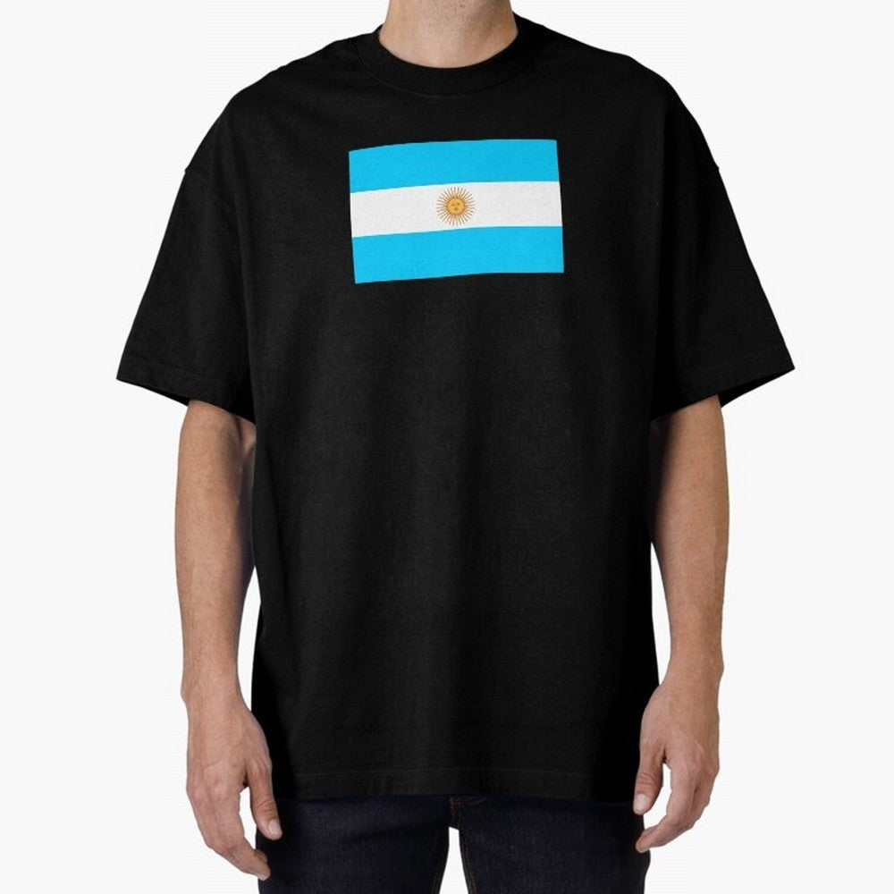 ARGENTINA Oversized T-Shirt Make Every Kick Count in Match Day Hype around FIFA World Cup 2026 Group Stage, Haaland and Mbappe, Brazil, Soccer Culture, Superstar Moments, National Team Dreams and Competitive Fire; Perfect for Supporters Who Want