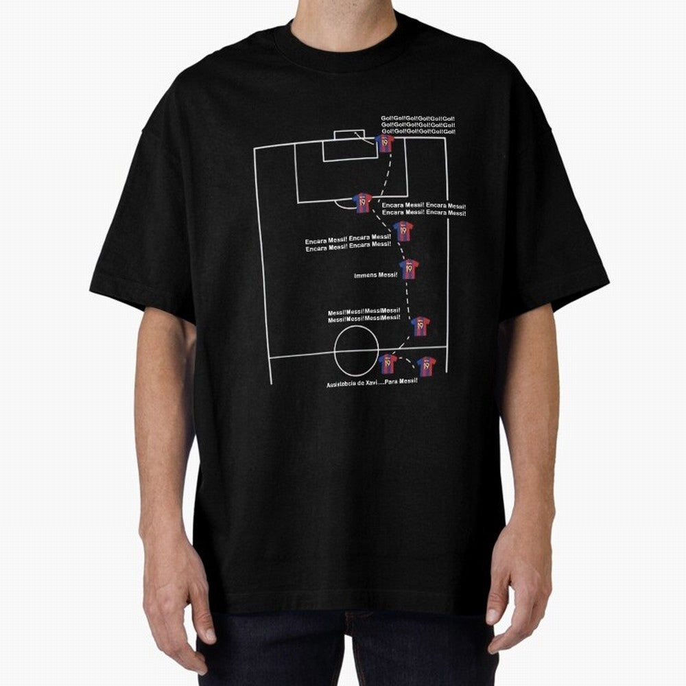Encara messi gol gol gol Oversized T-Shirt Honor FIFA World Cup 2026 Spirit, with England, CR7, Stadium Memories, Football Loyalty, International Chants and Championship Tradition; Ideal for Fans Who Follow Messi, Cristiano Ronaldo, CR7, Mbappe,