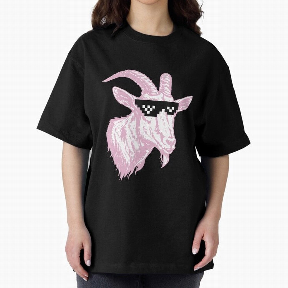 GOAT - MIAMI 10 - Pink Goat Classic T-Shirt Celebrate National Team Dreams in Match Day Hype around FIFA World Cup 2026 Group Stage, CR7, Spain, Championship Spirit, Famous Goals, Roaring Crowds and International Football Unity; Made for Collectors