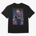 Messi.fcb Oversized T-Shirt Experience FIFA World Cup 2026 Group Stage Spirit, Centered on Portugal, Spain and Germany, CR7 and Messi, Stadium Chants, National Pride, Trophy Dreams and Unforgettable Football Memories; Created for Match Day Parties,