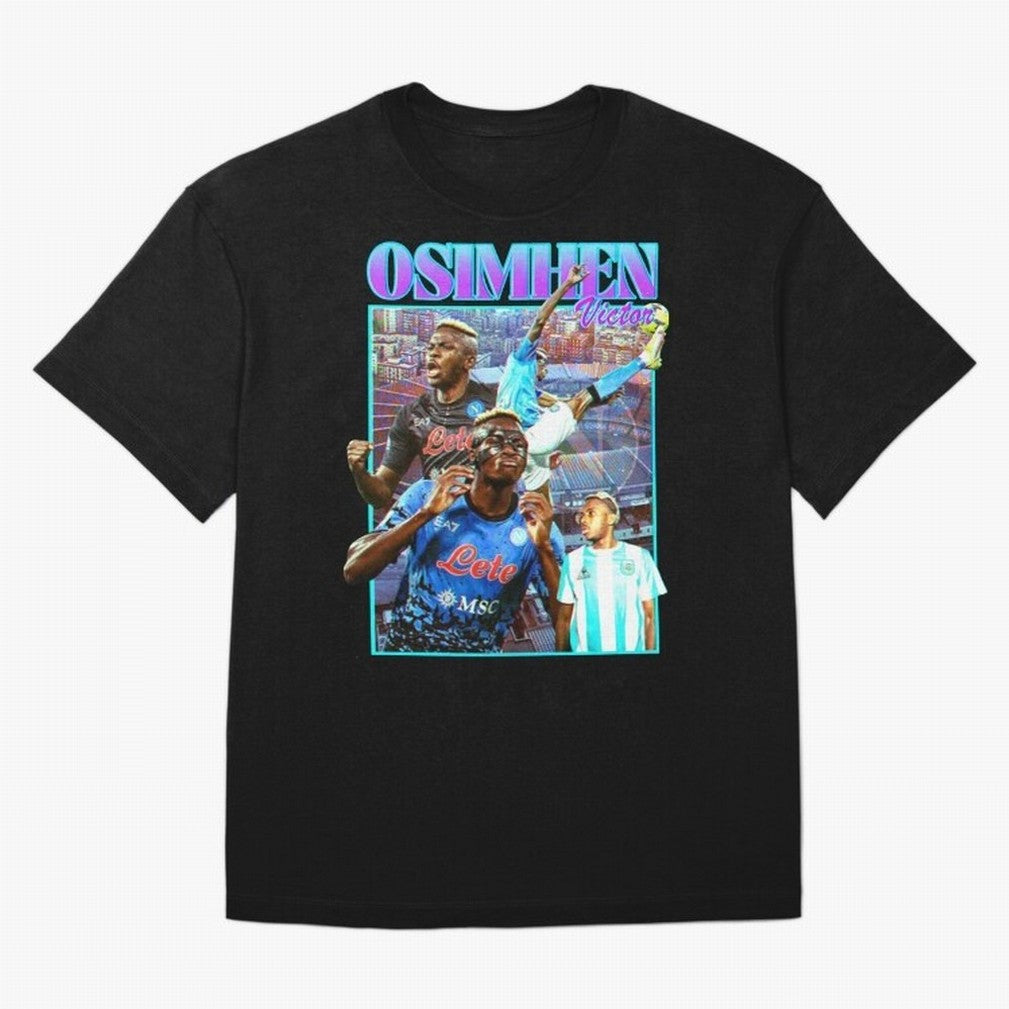 Victor Osimhen Classic T-Shirt Show Match Day Excitement for Global Football Passion for FIFA World Cup 2026 USA Canada Mexico, Celebrating Cristiano Ronaldo, Haaland and CR7, England, France and Netherlands, Sports Nostalgia, International