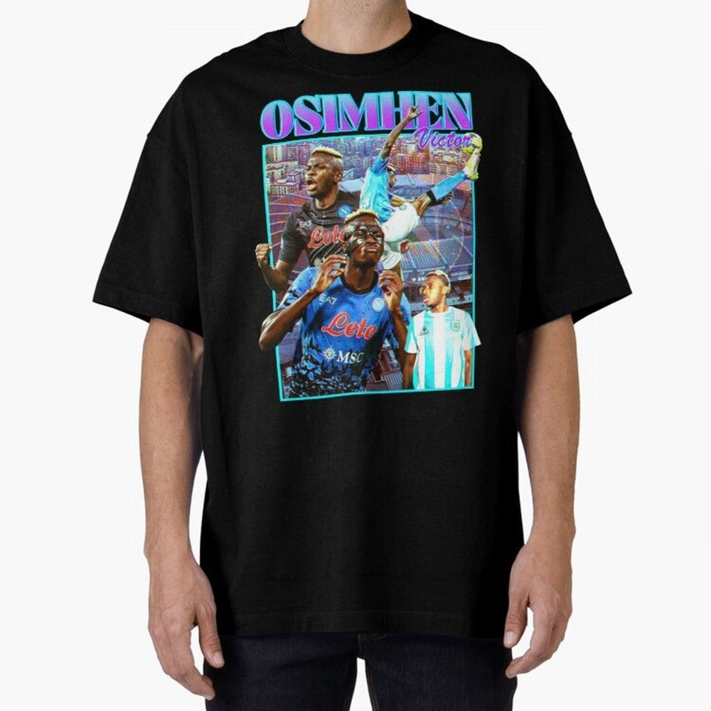 Victor Osimhen Classic T-Shirt Show Match Day Excitement for Global Football Passion for FIFA World Cup 2026 USA Canada Mexico, Celebrating Cristiano Ronaldo, Haaland and CR7, England, France and Netherlands, Sports Nostalgia, International