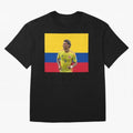 Richard Rios Colombian Flag Oversized T-Shirt Bring Trophy Dreams to Match Day Hype around FIFA World Cup 2026 Group Stage, Neymar, Haaland and Cristiano Ronaldo, Spain and Netherlands, Sports Nostalgia, International Competition, Famous Players