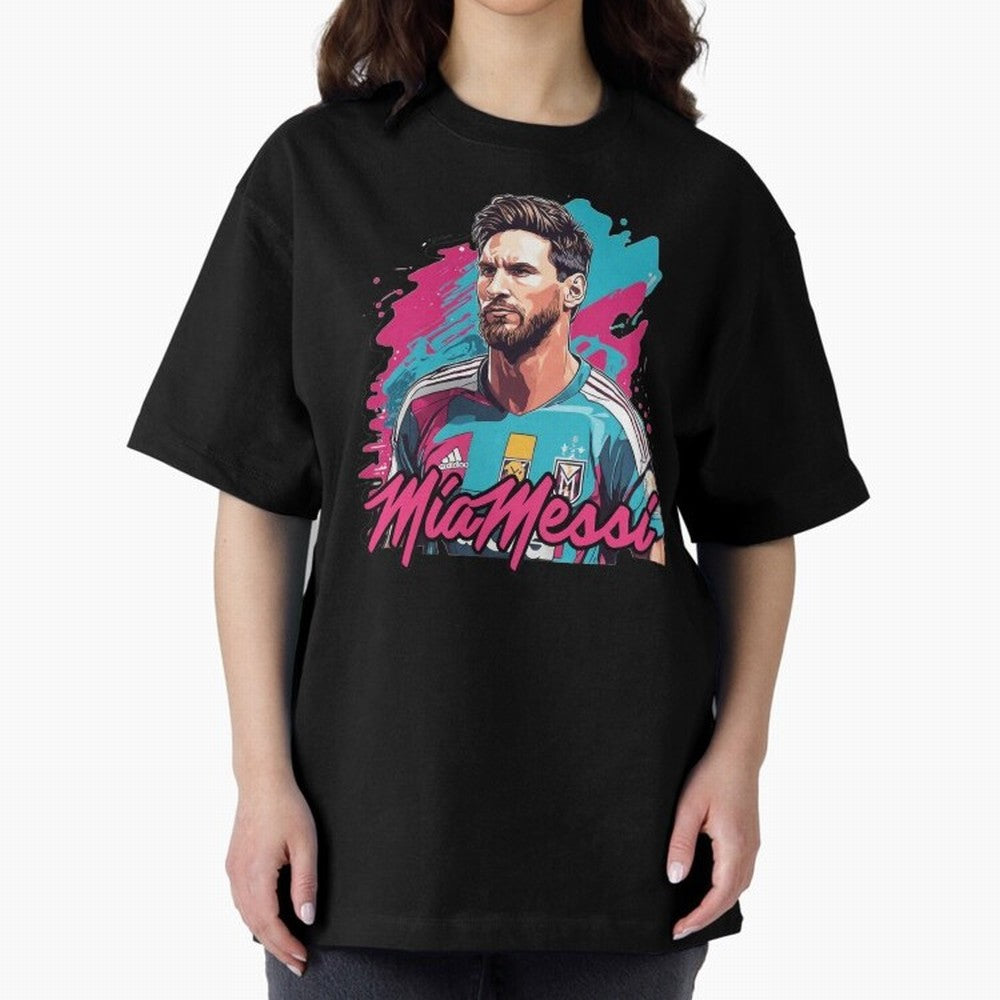 MiaMessi Premium Classic T-Shirt Relive the Noise and Pride of FIFA World Cup 2026 USA Canada Mexico for Fans of Messi, CR7 and Mbappe and England, France and Netherlands, Bringing Championship Spirit, Famous Goals, Roaring Crowds and International