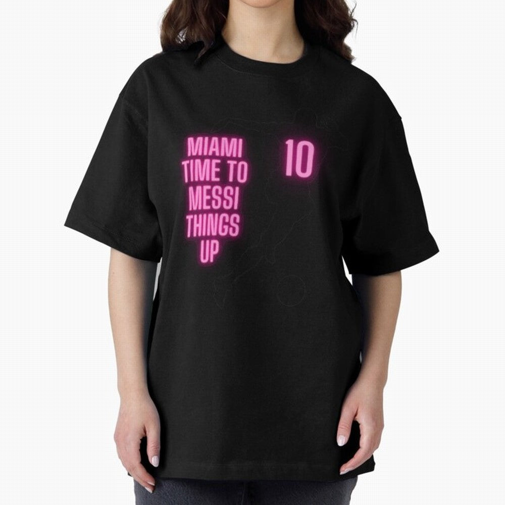 MIAMI MESSI Classic T-Shirt Bring a Vintage Feel to FIFA World Cup 2026 Group Stage Centered on Mbappe, Spain Energy, Sports Nostalgia, International Competition, Famous Players and Unforgettable Victories; Great for Watch Parties, Sports Bars,