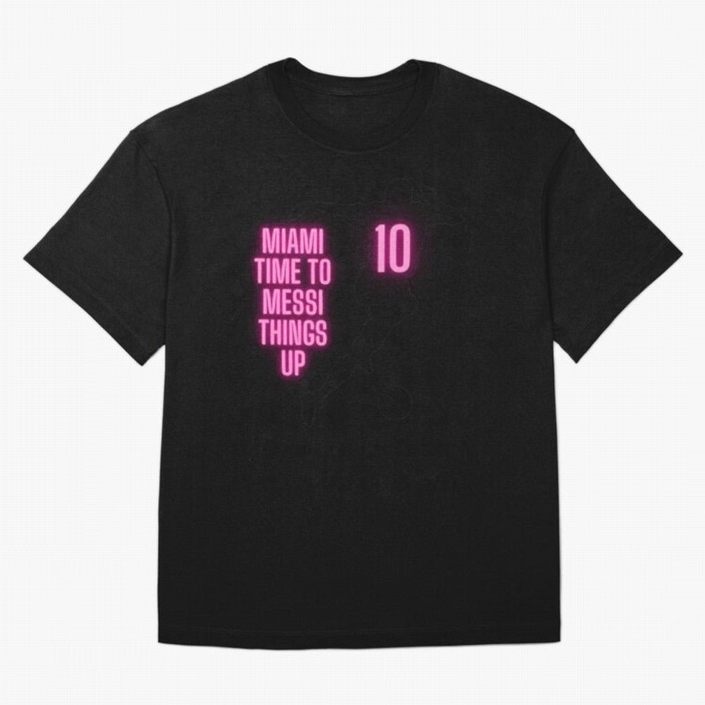 MIAMI MESSI Classic T-Shirt Bring a Vintage Feel to FIFA World Cup 2026 Group Stage Centered on Mbappe, Spain Energy, Sports Nostalgia, International Competition, Famous Players and Unforgettable Victories; Great for Watch Parties, Sports Bars,