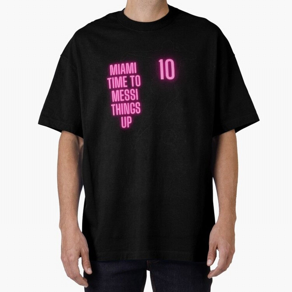 MIAMI MESSI Classic T-Shirt Bring a Vintage Feel to FIFA World Cup 2026 Group Stage Centered on Mbappe, Spain Energy, Sports Nostalgia, International Competition, Famous Players and Unforgettable Victories; Great for Watch Parties, Sports Bars,
