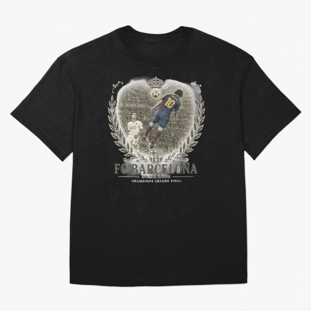 FC Barcelona Rome 2009 Champions League Final Vintage Oversized T-Shirt Enjoy FIFA World Cup 2026 Group Stage Spirit, Filled with Argentina and Brazil, Cristiano Ronaldo, Match Day Excitement, Supporter Culture, Golden Goals and Global Football
