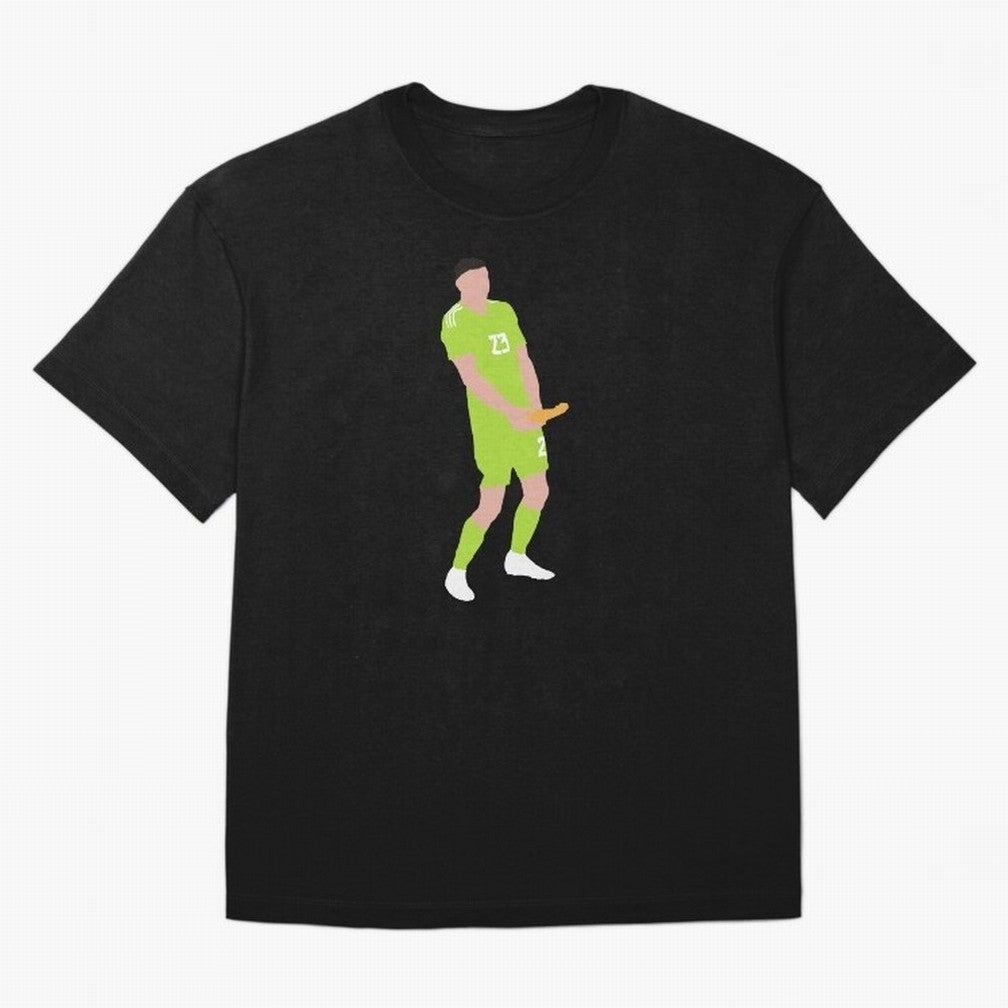 Emiliano Martinez celebration Classic T-Shirt Embrace FIFA World Cup 2026 USA Canada Mexico Spirit, Driven by Portugal, Spain and Germany, Haaland and Mbappe, Fan Favorite Moments, National Team Passion, Big Match Drama and Soccer History; Made for