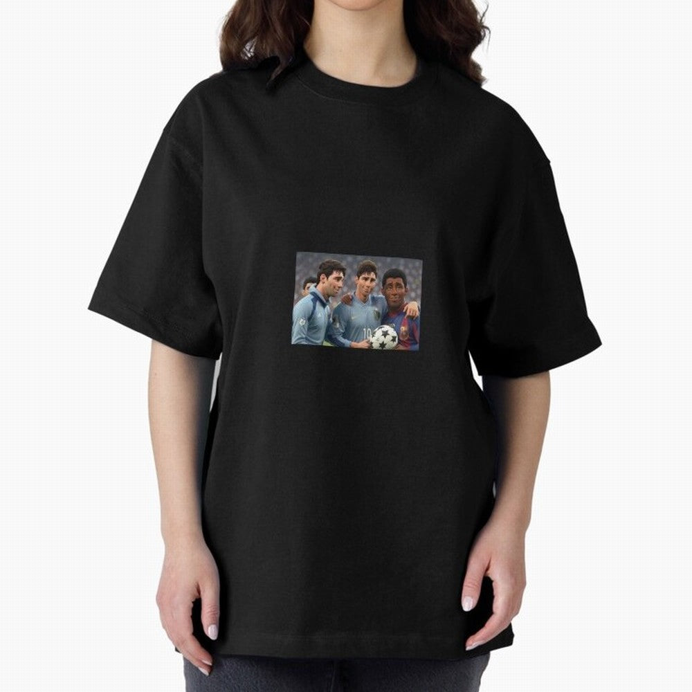 History Oversized T-Shirt Celebrate the Biggest Stage of the FIFA World Cup 2026 Journey through Messi, Neymar and Mbappe Highlights, France Pride, Game Day Rituals, Football Legends, Country Pride and the Road to the Final; Great for Supporters