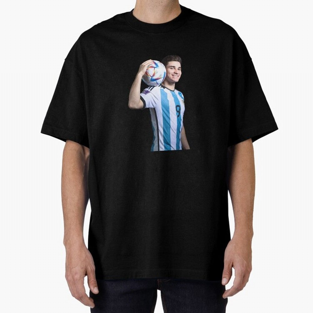 Julian Alvarez Classic T-Shirt Bring Champion Energy into Match Day Hype around FIFA World Cup 2026, Messi and Cristiano Ronaldo, Argentina and Brazil, Stadium Memories, Football Loyalty, International Chants and Championship Tradition; Made for