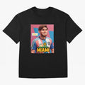 Messi FC Inter Miami Vintage T-shirt, Vintage Messi Football T Shirt, Vintage Soccer Sport Unisex Graphic Tee Classic T-Shirt Follow FIFA World Cup 2026 Group Stage for Fans of Messi and Spain and Netherlands, Bringing Stadium Memories, Football