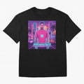 Inter Miami? Football Legend Messi Cyberpunk Retro Futurist Design (Version 3) Classic T-Shirt Back the Journey through FIFA World Cup 2026 Group Stage with Neymar, Haaland and Cristiano Ronaldo, Brazil Energy, Worldwide Fan Energy, Dramatic Goals,