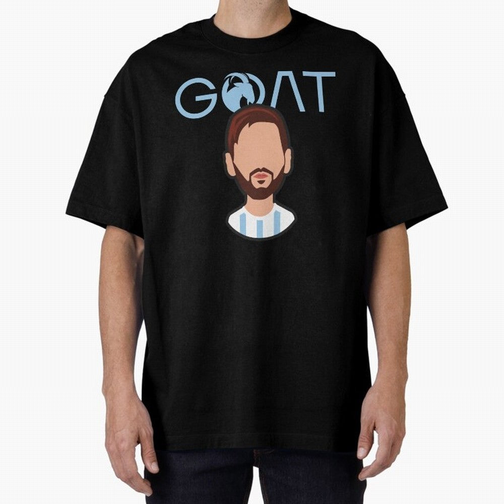 GOAT ¨C Lionel Messi Minimalist Vector Design Classic T-Shirt Make Every Match About Global Football Passion for FIFA World Cup 2026, Driven by Haaland and Mbappe, Netherlands, Vintage Soccer Flavor, Modern Football Stars, National Flags and Final