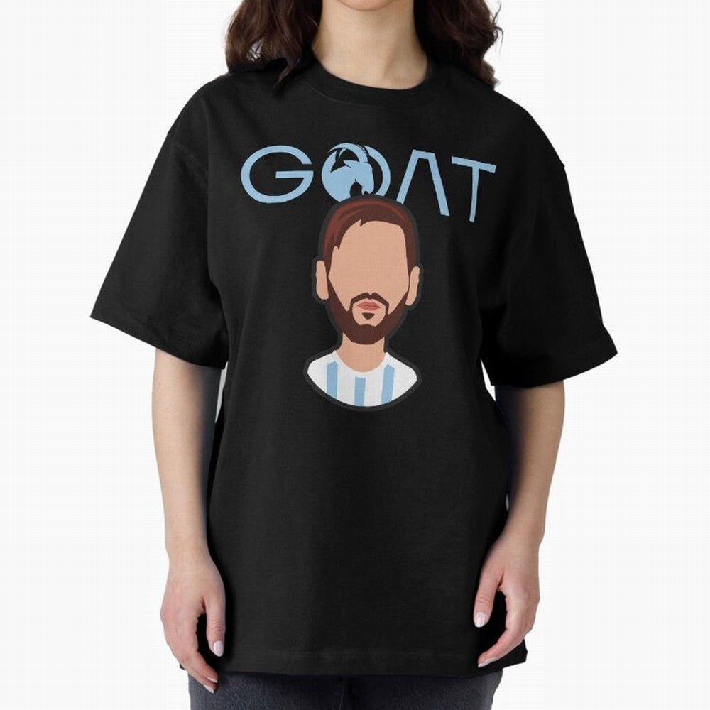GOAT ¨C Lionel Messi Minimalist Vector Design Classic T-Shirt Make Every Match About Global Football Passion for FIFA World Cup 2026, Driven by Haaland and Mbappe, Netherlands, Vintage Soccer Flavor, Modern Football Stars, National Flags and Final
