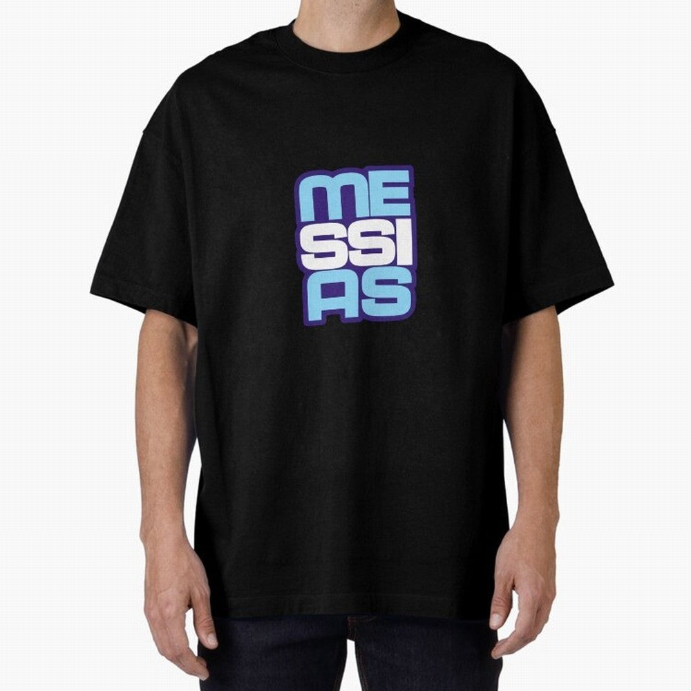 Light blue and white Messias Classic T-Shirt Experience the FIFA World Cup 2026 Group Stage Journey through Haaland and Mbappe Highlights, Argentina, France and Brazil Pride, Worldwide Fan Energy, Dramatic Goals, Stadium Lights and Championship