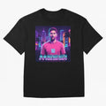 Inter Miami? Football Legend Messi Cyberpunk Retro Futurist Design (Version 4) Classic T-Shirt Get Ready for Match Day Hype around FIFA World Cup 2026, Mbappe and Neymar, England, Fan Favorite Moments, National Team Passion, Big Match Drama and