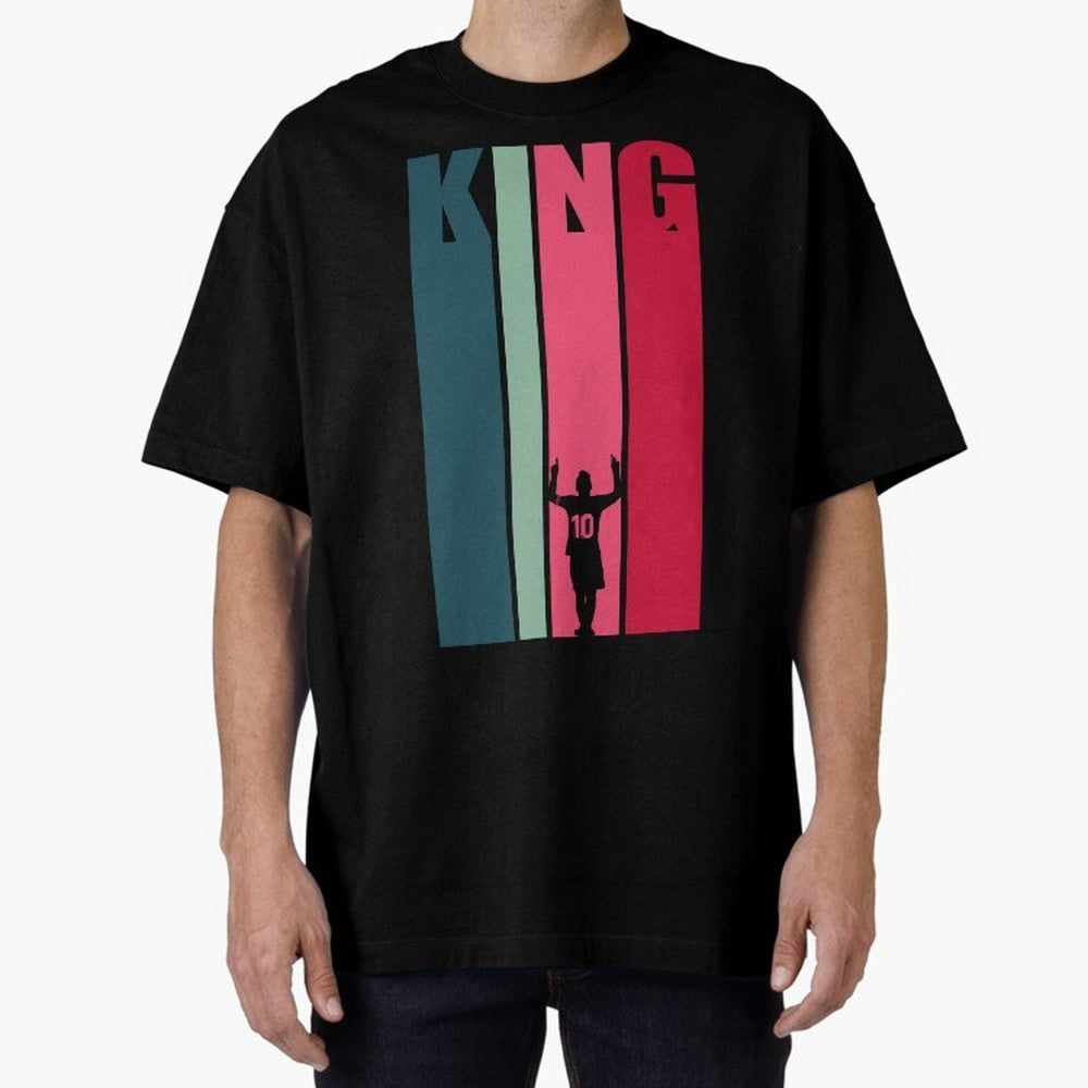 Soccer's King. Oversized T-Shirt Honor Champions and Dreams in the FIFA World Cup 2026 USA Canada Mexico Journey through Mbappe Highlights, England Pride, Game Day Rituals, Football Legends, Country Pride and the Road to the Final; Perfect for