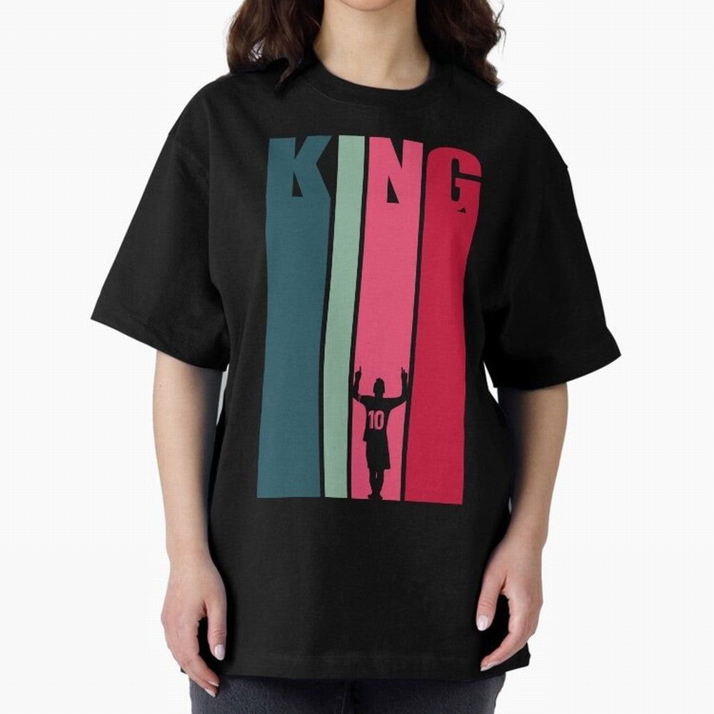 Soccer's King. Oversized T-Shirt Honor Champions and Dreams in the FIFA World Cup 2026 USA Canada Mexico Journey through Mbappe Highlights, England Pride, Game Day Rituals, Football Legends, Country Pride and the Road to the Final; Perfect for
