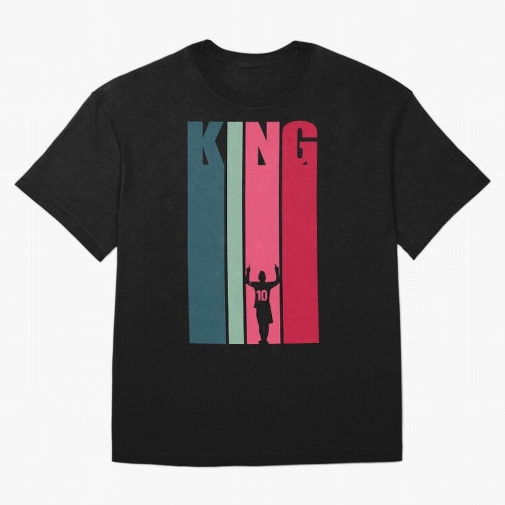Soccer's King. Oversized T-Shirt Honor Champions and Dreams in the FIFA World Cup 2026 USA Canada Mexico Journey through Mbappe Highlights, England Pride, Game Day Rituals, Football Legends, Country Pride and the Road to the Final; Perfect for