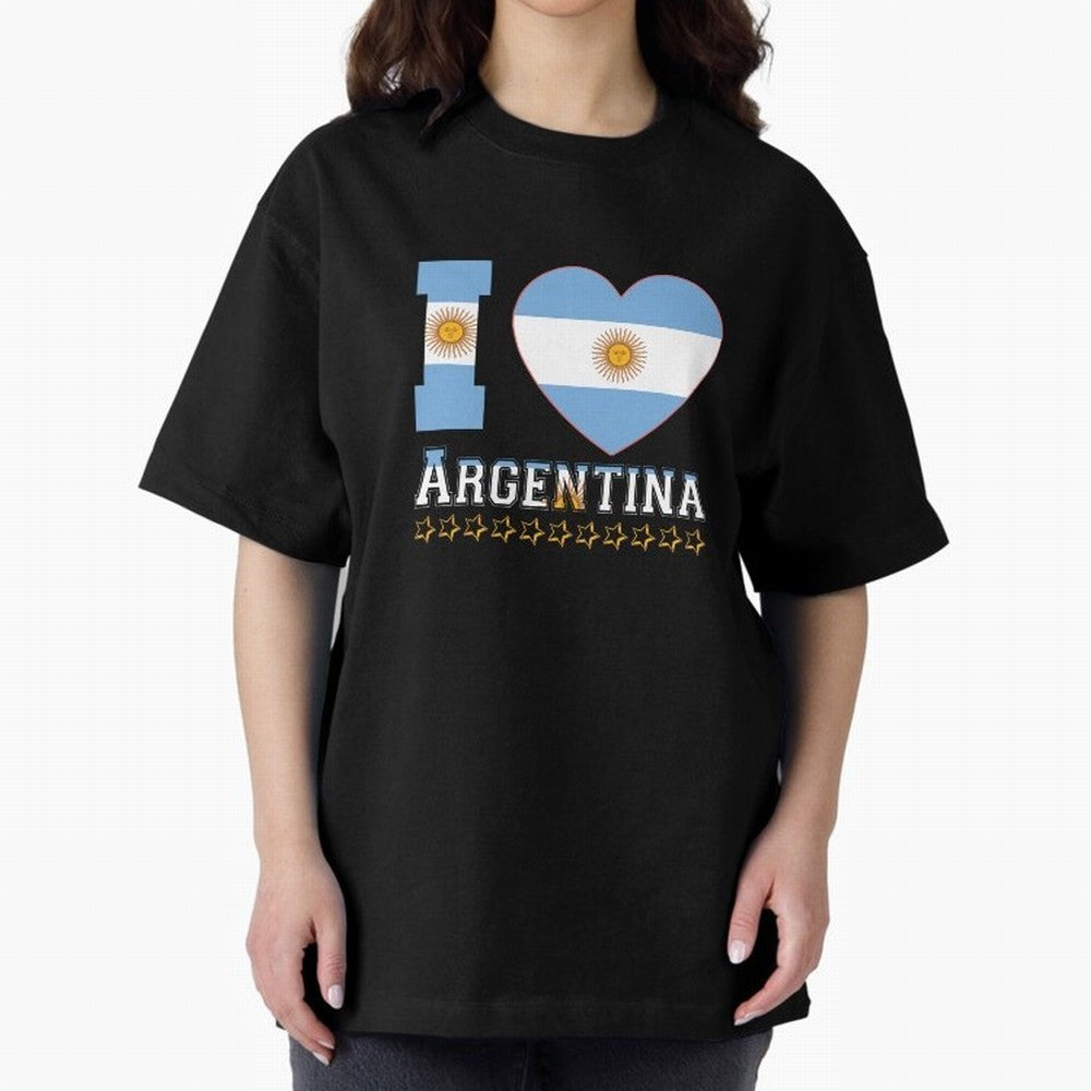 I love Argentina Classic T-Shirt Enjoy Match Day Hype around FIFA World Cup 2026 USA Canada Mexico, Messi, England, Retro Football Energy, Iconic Rivalries, Trophy Chase Drama and Stadium Atmosphere; Ideal for Fans Who Follow Messi, Cristiano