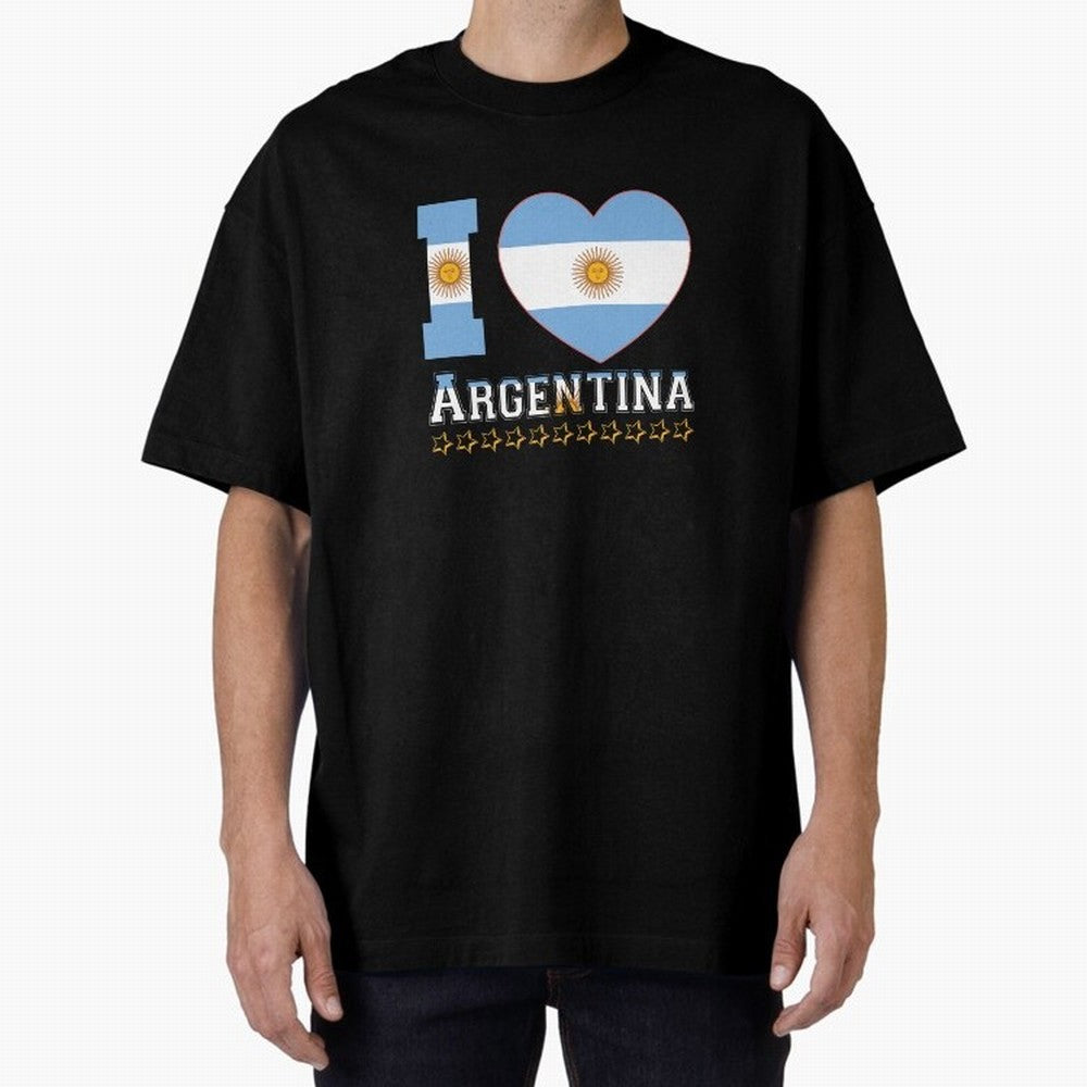I love Argentina Classic T-Shirt Enjoy Match Day Hype around FIFA World Cup 2026 USA Canada Mexico, Messi, England, Retro Football Energy, Iconic Rivalries, Trophy Chase Drama and Stadium Atmosphere; Ideal for Fans Who Follow Messi, Cristiano