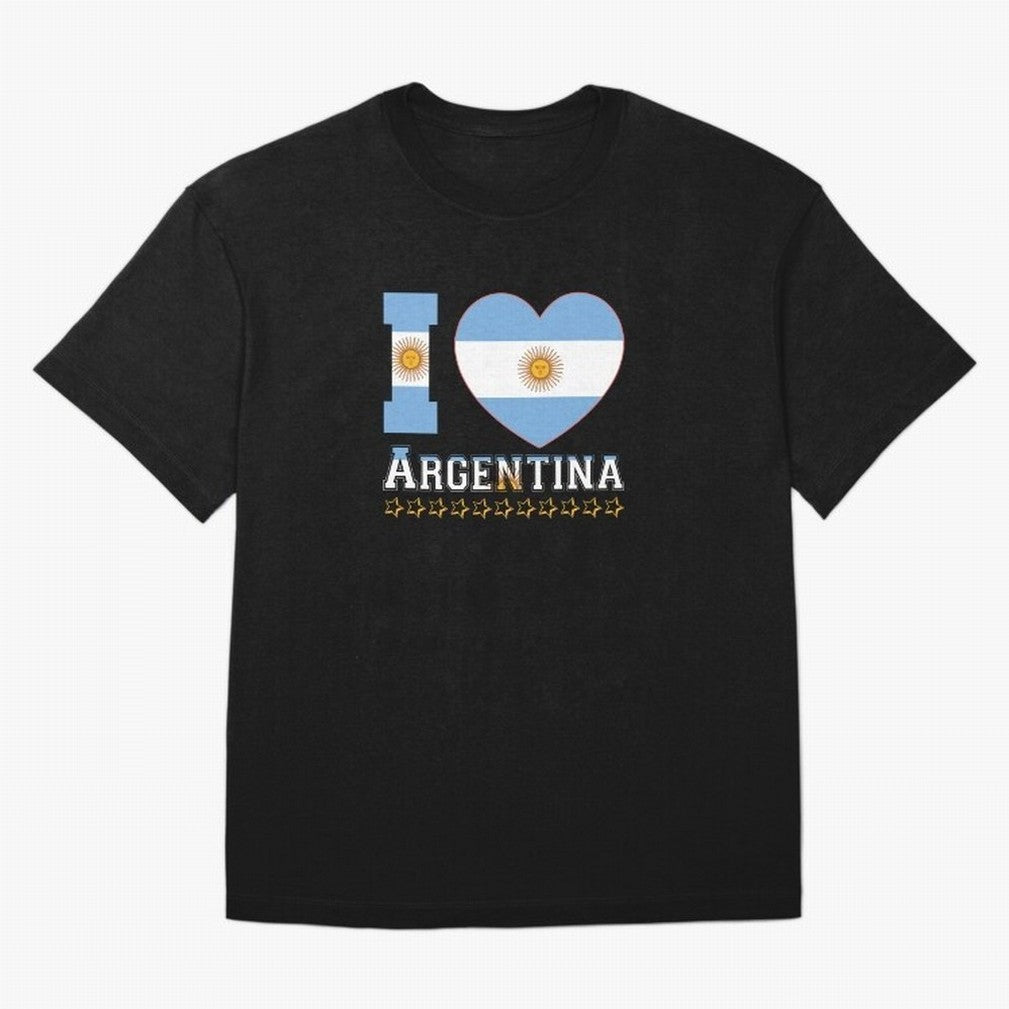 I love Argentina Classic T-Shirt Enjoy Match Day Hype around FIFA World Cup 2026 USA Canada Mexico, Messi, England, Retro Football Energy, Iconic Rivalries, Trophy Chase Drama and Stadium Atmosphere; Ideal for Fans Who Follow Messi, Cristiano