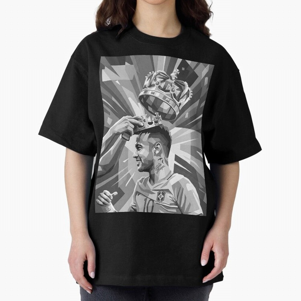 Neymar Grayscale Classic T-Shirt Bring Legendary Rivalry Energy to FIFA World Cup 2026 for Fans of CR7 and Netherlands, Bringing Football Passion, Legendary Performances, Festival Vibes and Supporter Community; Ideal for Football Dads, Football