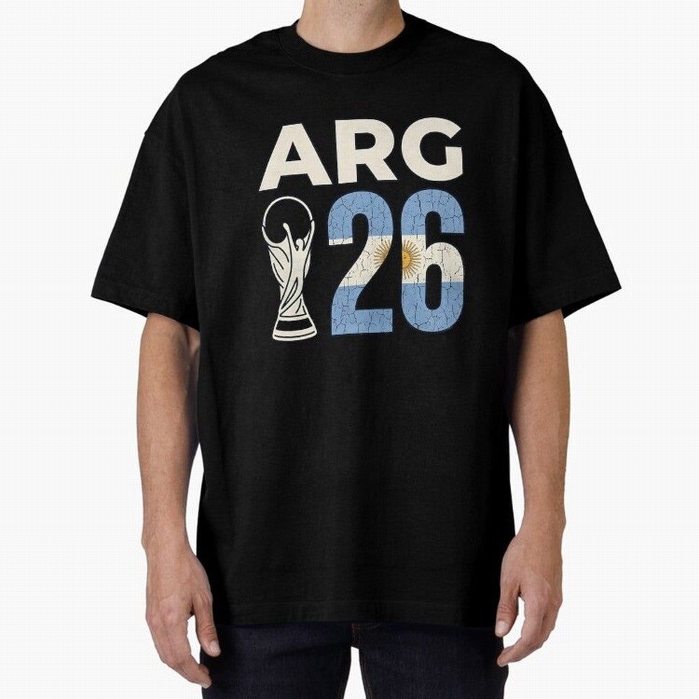Argentina Football World Cup 2026 - Vintage Arg 26 Flag Design Essential T-Shirt Celebrate the Road through the FIFA World Cup 2026 USA Canada Mexico Journey through Cristiano Ronaldo Highlights, France Pride, Worldwide Fan Energy, Dramatic Goals,