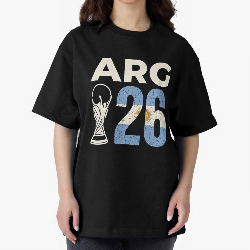 Argentina Football World Cup 2026 - Vintage Arg 26 Flag Design Essential T-Shirt Celebrate the Road through the FIFA World Cup 2026 USA Canada Mexico Journey through Cristiano Ronaldo Highlights, France Pride, Worldwide Fan Energy, Dramatic Goals,