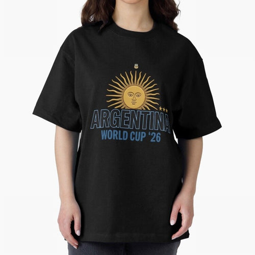 Argentina Football Sun of May - World Cup 2026 Gold Edition Essential T-Shirt Experience the FIFA World Cup 2026 Journey through Messi and Cristiano Ronaldo Highlights, England and Germany Pride, Sports Nostalgia, International Competition, Famous