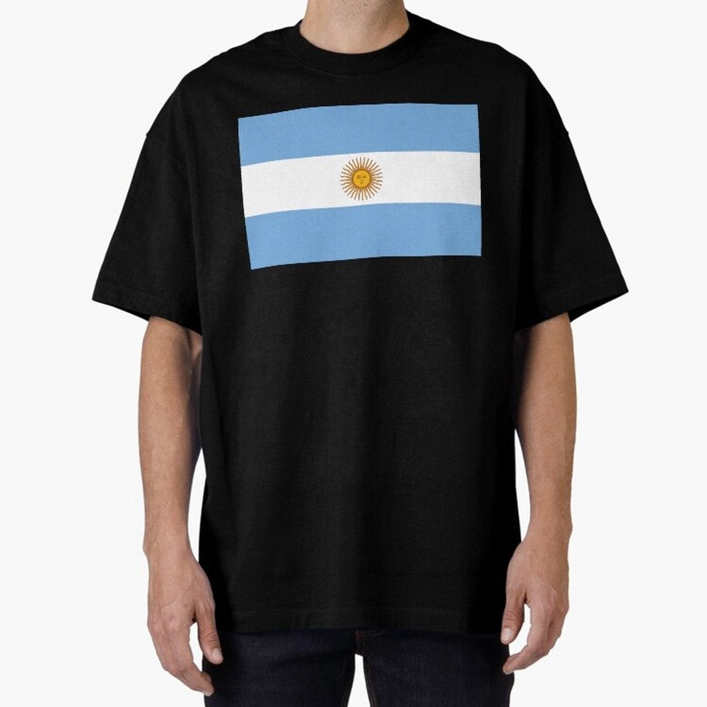 Argentina Oversized T-Shirt Honor the Beautiful Game during FIFA World Cup 2026 USA Canada Mexico Spirit, Featuring Spain, Messi, Neymar and Mbappe, Supporter Pride, Iconic Celebrations, Legendary Names and Global Match Day Energy; Made for Die