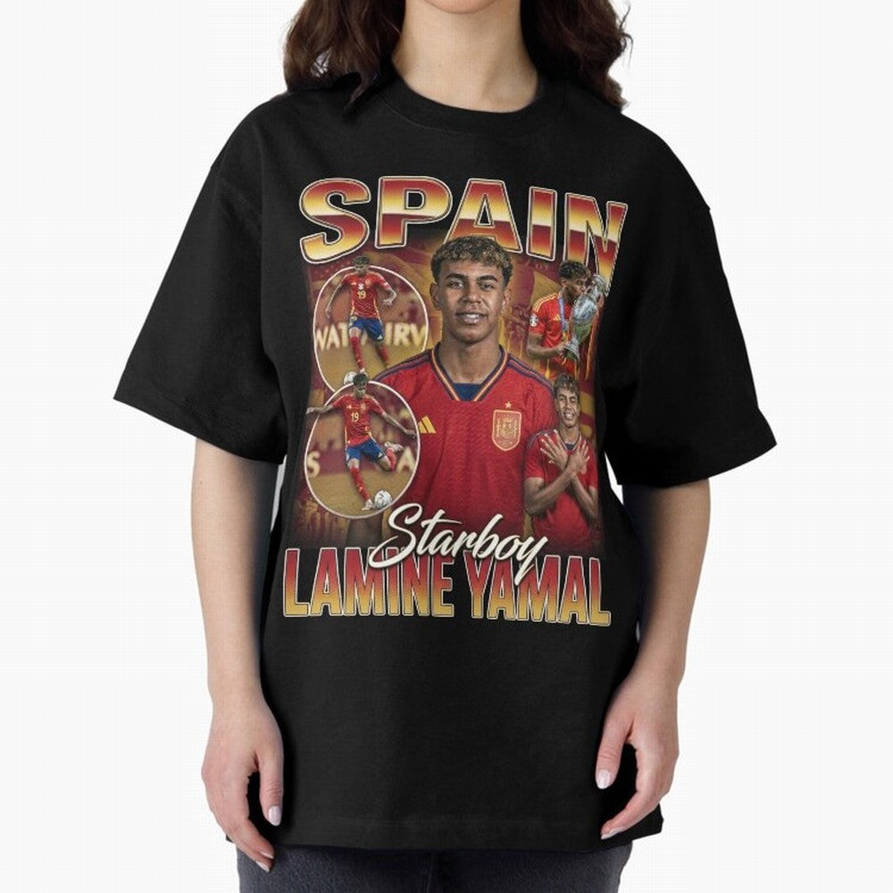 Lamine Yamal Starboy Vintage Classic T-Shirt Join Supporters Worldwide for Match Day Hype around FIFA World Cup 2026 USA Canada Mexico, Haaland and Mbappe, France, Sports Nostalgia, International Competition, Famous Players and Unforgettable