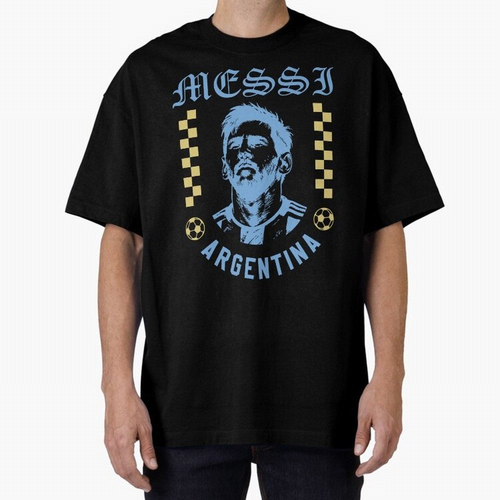 Messi Argentina Vintage Football Design World Cup Fan Art Classic T-Shirt Carry the Dream of Match Day Hype around FIFA World Cup 2026 USA Canada Mexico, CR7, France and Portugal, Championship Spirit, Famous Goals, Roaring Crowds and International