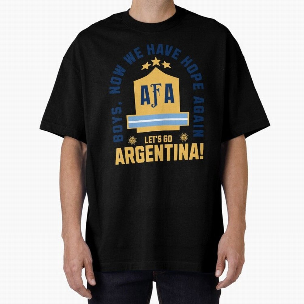 Argentina Soccer 2026 Boys We Have Hope Again Fan Design Classic T-Shirt Wear the Spirit of Match Day Hype around FIFA World Cup 2026, CR7 and Messi, England, France and Netherlands, Stadium Memories, Football Loyalty, International Chants and