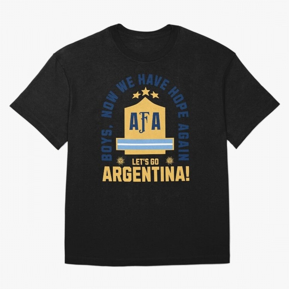 Argentina Soccer 2026 Boys We Have Hope Again Fan Design Classic T-Shirt Wear the Spirit of Match Day Hype around FIFA World Cup 2026, CR7 and Messi, England, France and Netherlands, Stadium Memories, Football Loyalty, International Chants and
