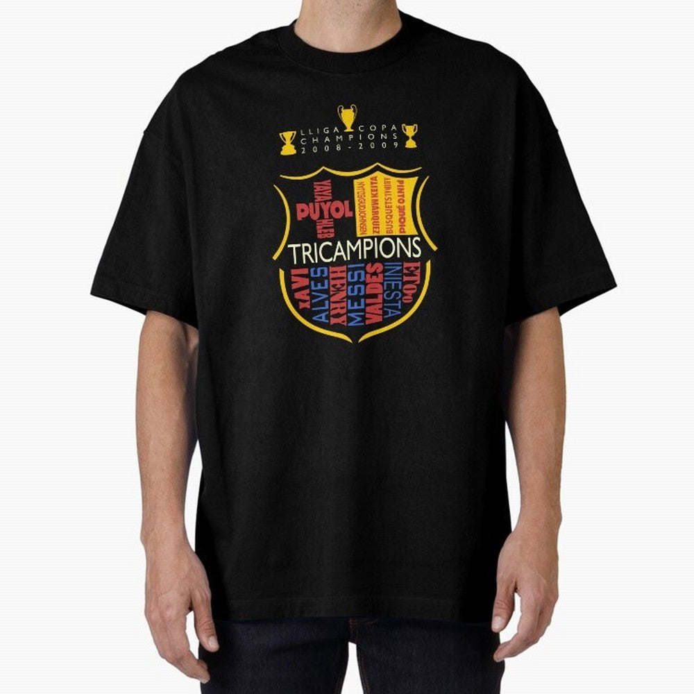 FC Barcelona three-time champion color Classic T-Shirt Feel the Trophy Chase of Match Day Hype around FIFA World Cup 2026, Messi, CR7 and Mbappe, Argentina and Brazil, Match Day Excitement, Supporter Culture, Golden Goals and Global Football