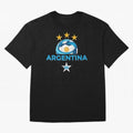 Argentina 2026 Stars Oversized T-Shirt Fuel FIFA World Cup 2026 USA Canada Mexico for Fans of Haaland and Germany, Bringing Stadium Chants, National Pride, Trophy Dreams and Unforgettable Football Memories; Great for Supporters Who Love Legendary