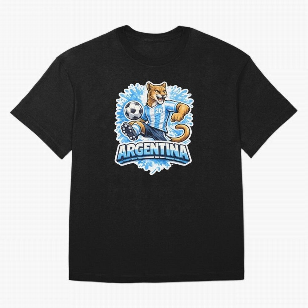 Argentina Soccer Mascot - Albiceleste Edition Essential T-Shirt Bring Supporter Culture to FIFA World Cup 2026 Spirit, Inspired by England, Messi, Neymar and Mbappe, Supporter Pride, Iconic Celebrations, Legendary Names and Global Match Day Energy;