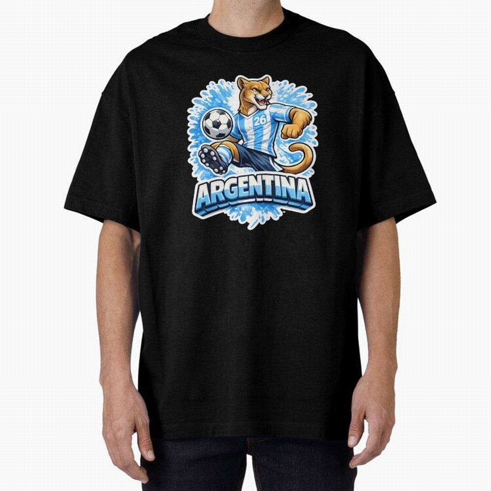 Argentina Soccer Mascot - Albiceleste Edition Essential T-Shirt Bring Supporter Culture to FIFA World Cup 2026 Spirit, Inspired by England, Messi, Neymar and Mbappe, Supporter Pride, Iconic Celebrations, Legendary Names and Global Match Day Energy;