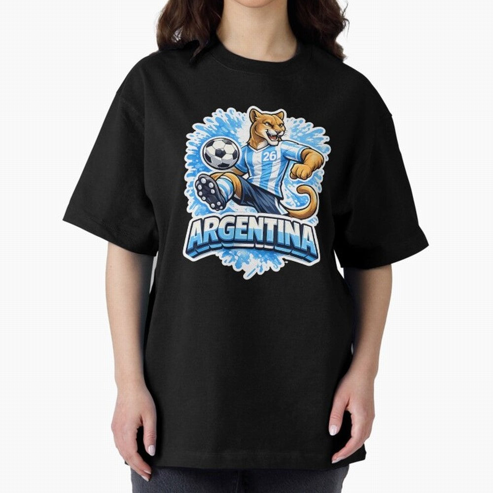 Argentina Soccer Mascot - Albiceleste Edition Essential T-Shirt Bring Supporter Culture to FIFA World Cup 2026 Spirit, Inspired by England, Messi, Neymar and Mbappe, Supporter Pride, Iconic Celebrations, Legendary Names and Global Match Day Energy;