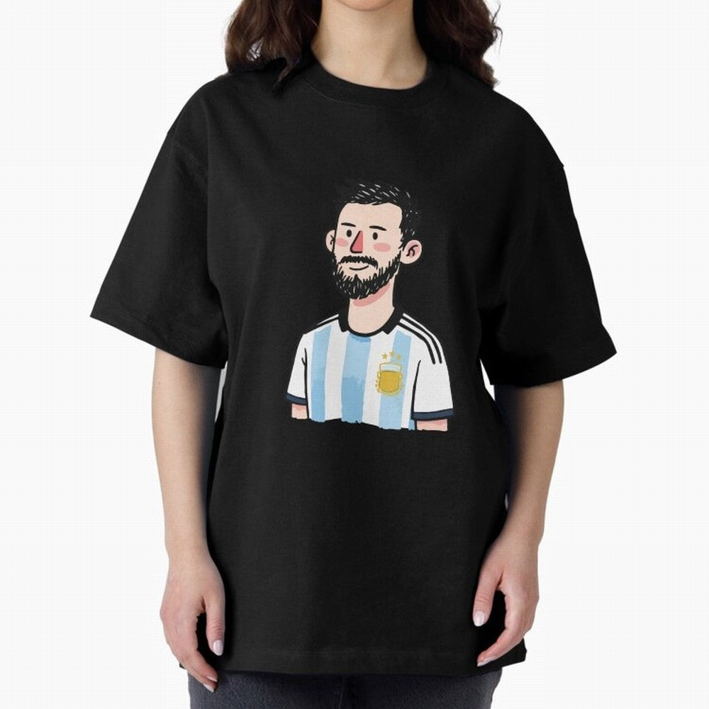 Argentina Soccer Football Player Oversized T-Shirt Bring Retro Soccer Energy to FIFA World Cup 2026 Driven by Neymar, Haaland and Cristiano Ronaldo, Netherlands Energy, Tournament Hype, Historic Matchups, Family Viewing Parties and Global Sports