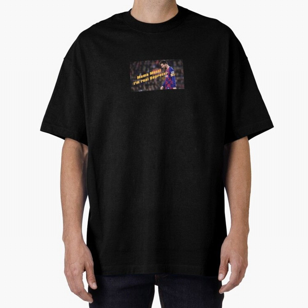 Mamma Messi, I'm Real Depressi Classic T-Shirt Bring Retro Soccer Energy to FIFA World Cup 2026 USA Canada Mexico Spirit, Built around Argentina and Brazil, Neymar, Football Festival Excitement, Trophy Ambitions, Country Rivalries and Star Player