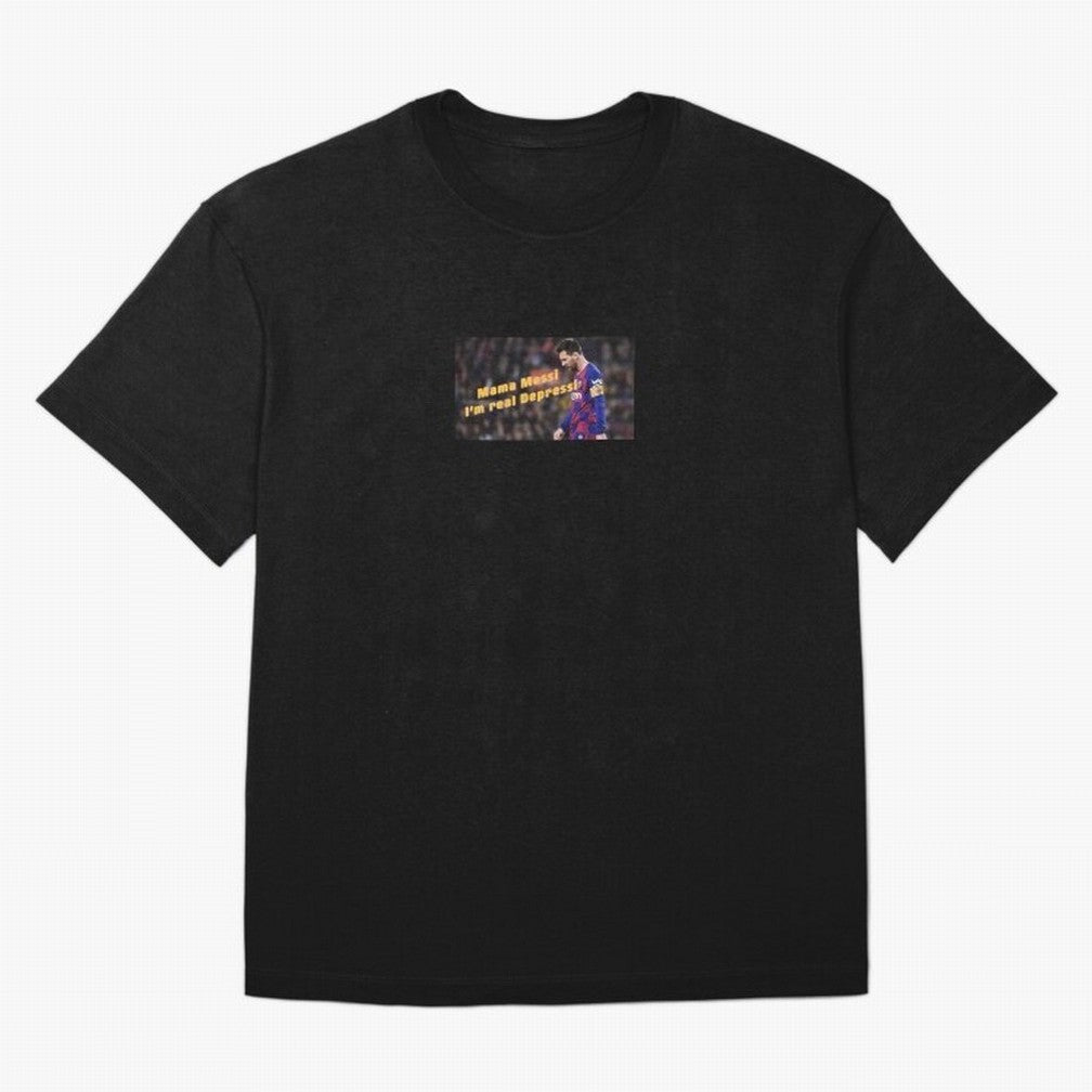Mamma Messi, I'm Real Depressi Classic T-Shirt Bring Retro Soccer Energy to FIFA World Cup 2026 USA Canada Mexico Spirit, Built around Argentina and Brazil, Neymar, Football Festival Excitement, Trophy Ambitions, Country Rivalries and Star Player
