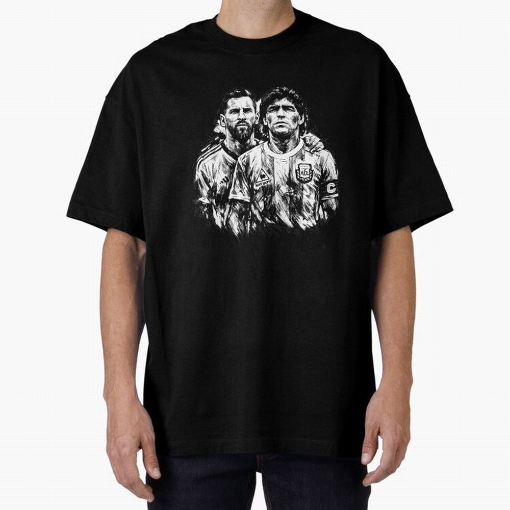 Messi & Maradona ¨C Eternal Legacy Classic T-Shirt Bring International Match Energy to FIFA World Cup 2026 for Fans of Mbappe and Neymar and Argentina, Bringing Stadium Chants, National Pride, Trophy Dreams and Unforgettable Football Memories; Made