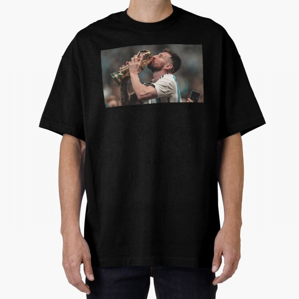 MESSI WITH THE WORLD CUP Classic T-Shirt Join FIFA World Cup 2026 Group Stage Filled with Neymar, Brazil, Portugal and Argentina Energy, Retro Football Energy, Iconic Rivalries, Trophy Chase Drama and Stadium Atmosphere; Created for Match Day