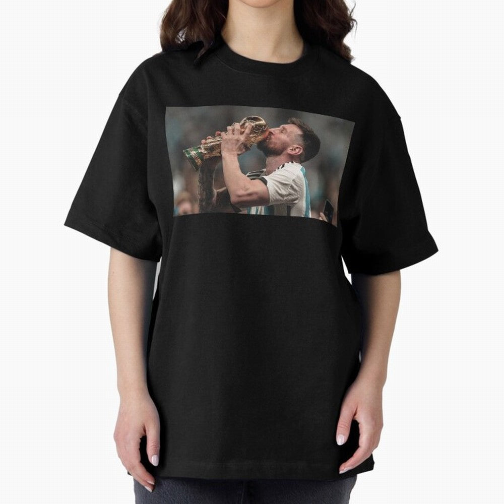 MESSI WITH THE WORLD CUP Classic T-Shirt Join FIFA World Cup 2026 Group Stage Filled with Neymar, Brazil, Portugal and Argentina Energy, Retro Football Energy, Iconic Rivalries, Trophy Chase Drama and Stadium Atmosphere; Created for Match Day