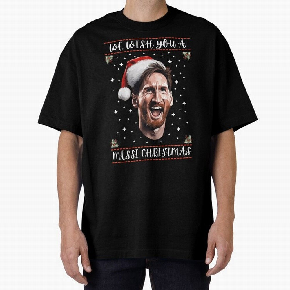 Messi Christmas Funny Football Holiday Classic T-Shirt Feel the Heartbeat of Global Football Passion for FIFA World Cup 2026 Group Stage, Made for CR7 and Messi, Netherlands, Championship Spirit, Famous Goals, Roaring Crowds and International