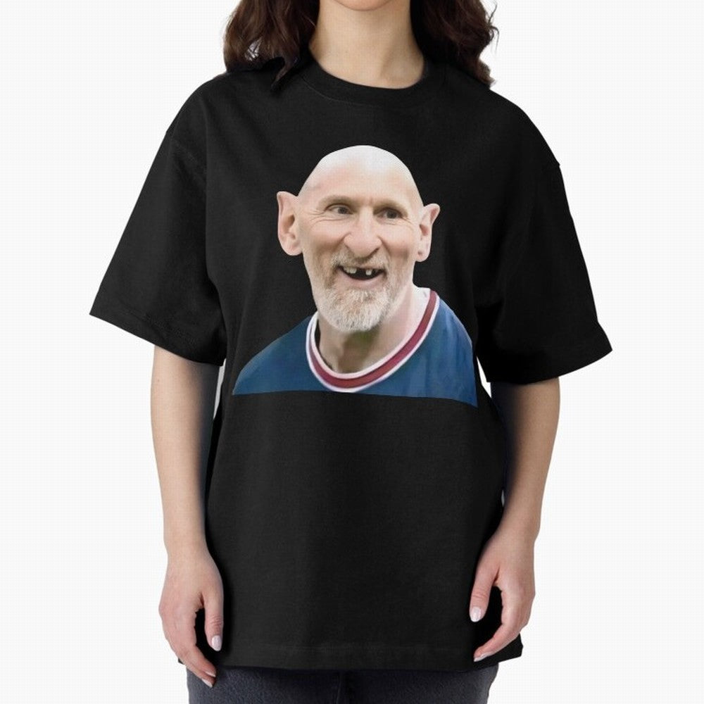 Old and Bald Messi Football Meme Oversized T-Shirt Relive the Noise and Pride of the FIFA World Cup 2026 Group Stage Journey through Mbappe Highlights, Netherlands Pride, Global Supporter Spirit, Legendary Goals, National Colors and Tournament
